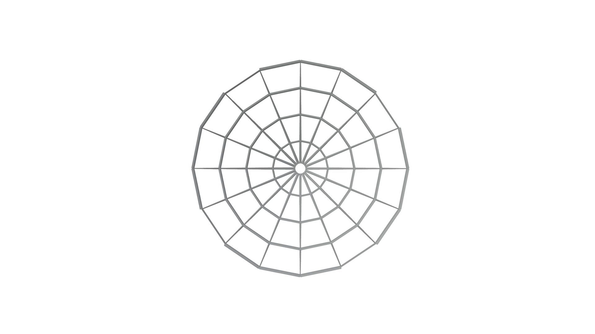 3D model of the cobweb enemy in a top view