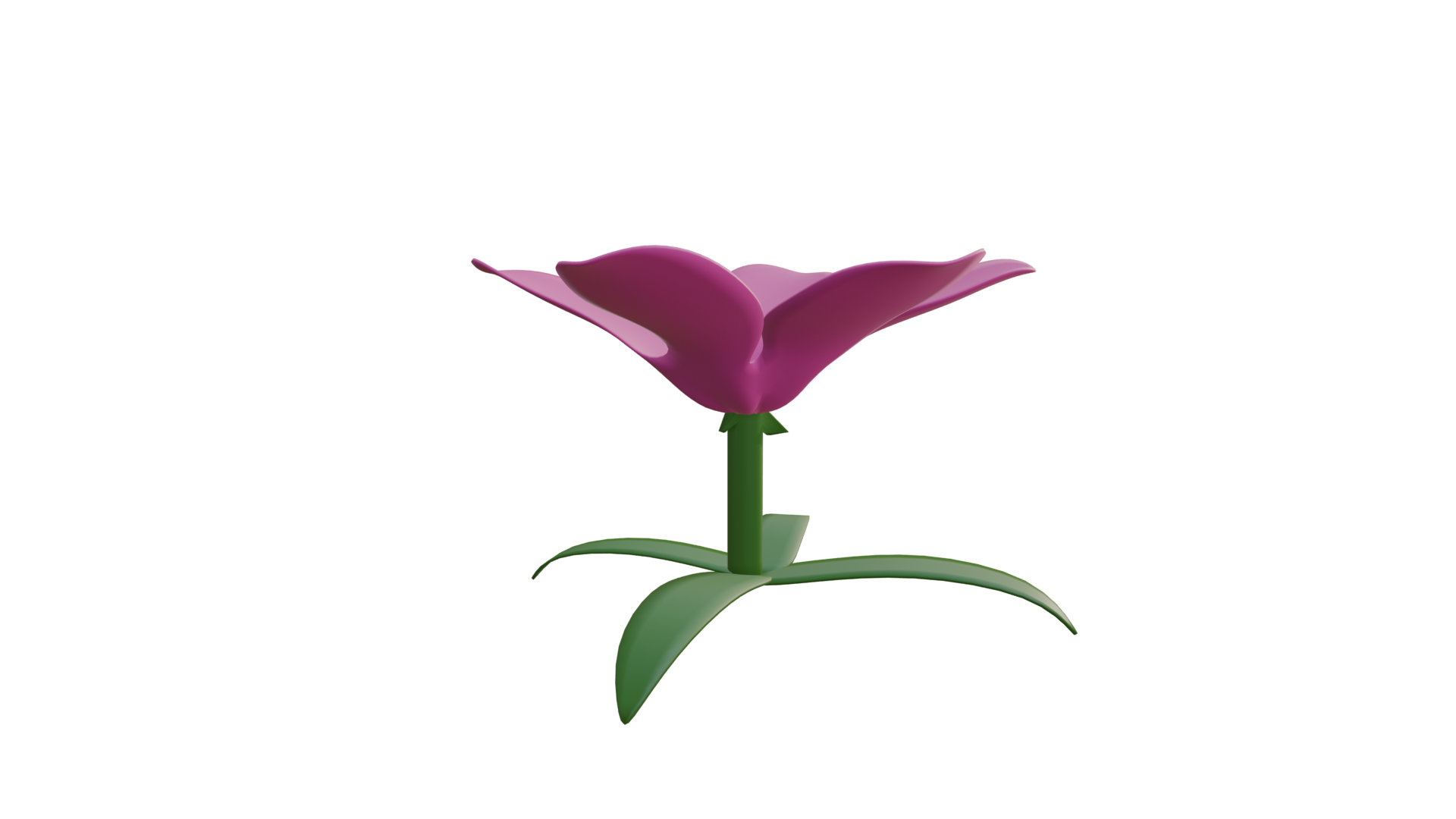3D model of the flower puzzle key