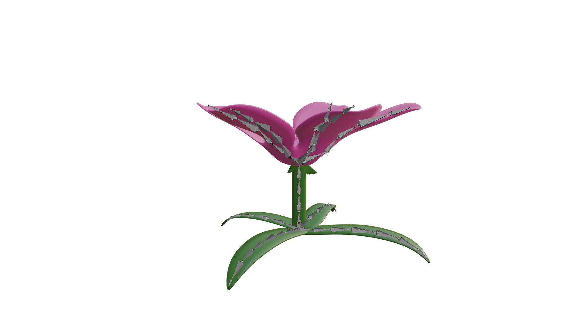Armature of the flower puzzle key