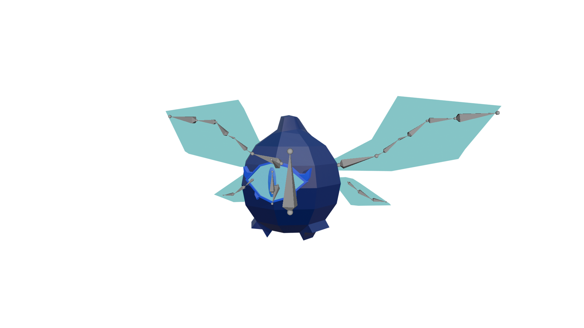 Armature of the flying water enemy