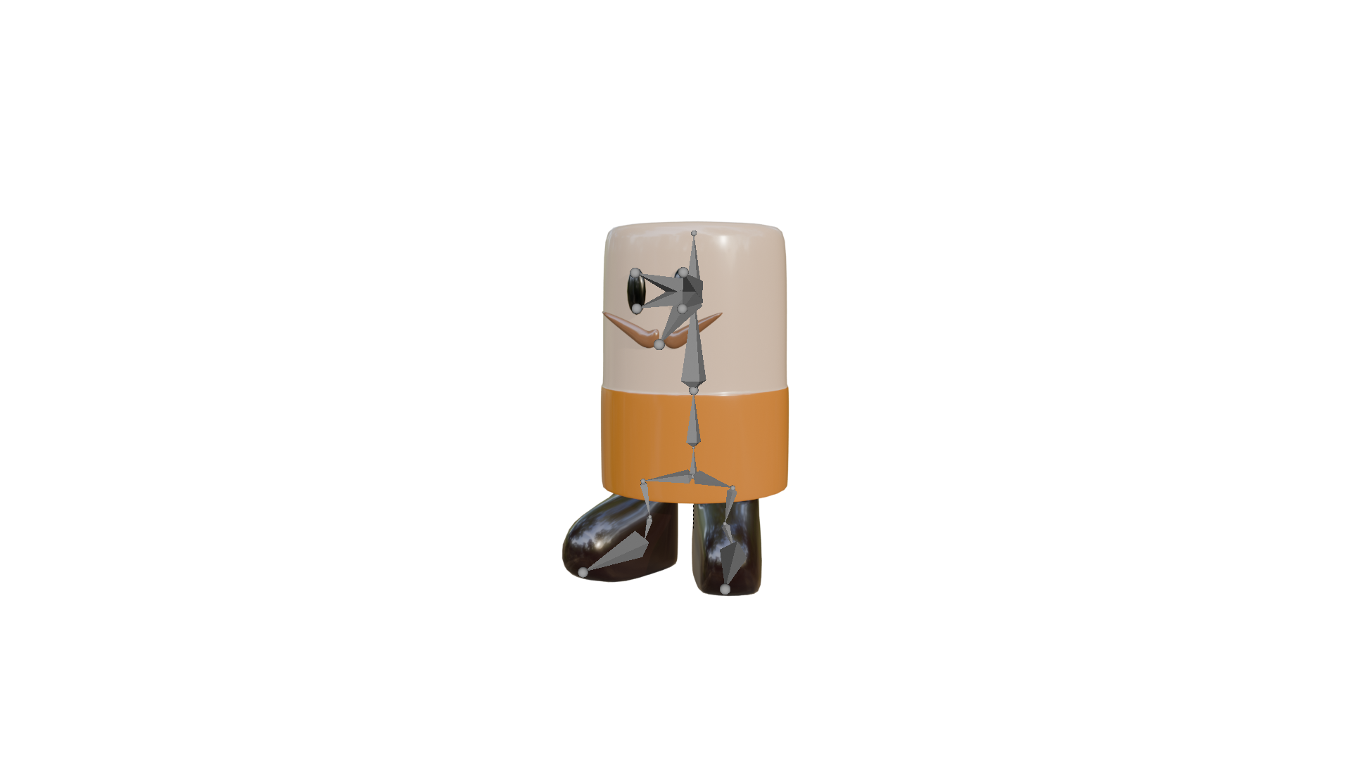 Armature of the scared NPC