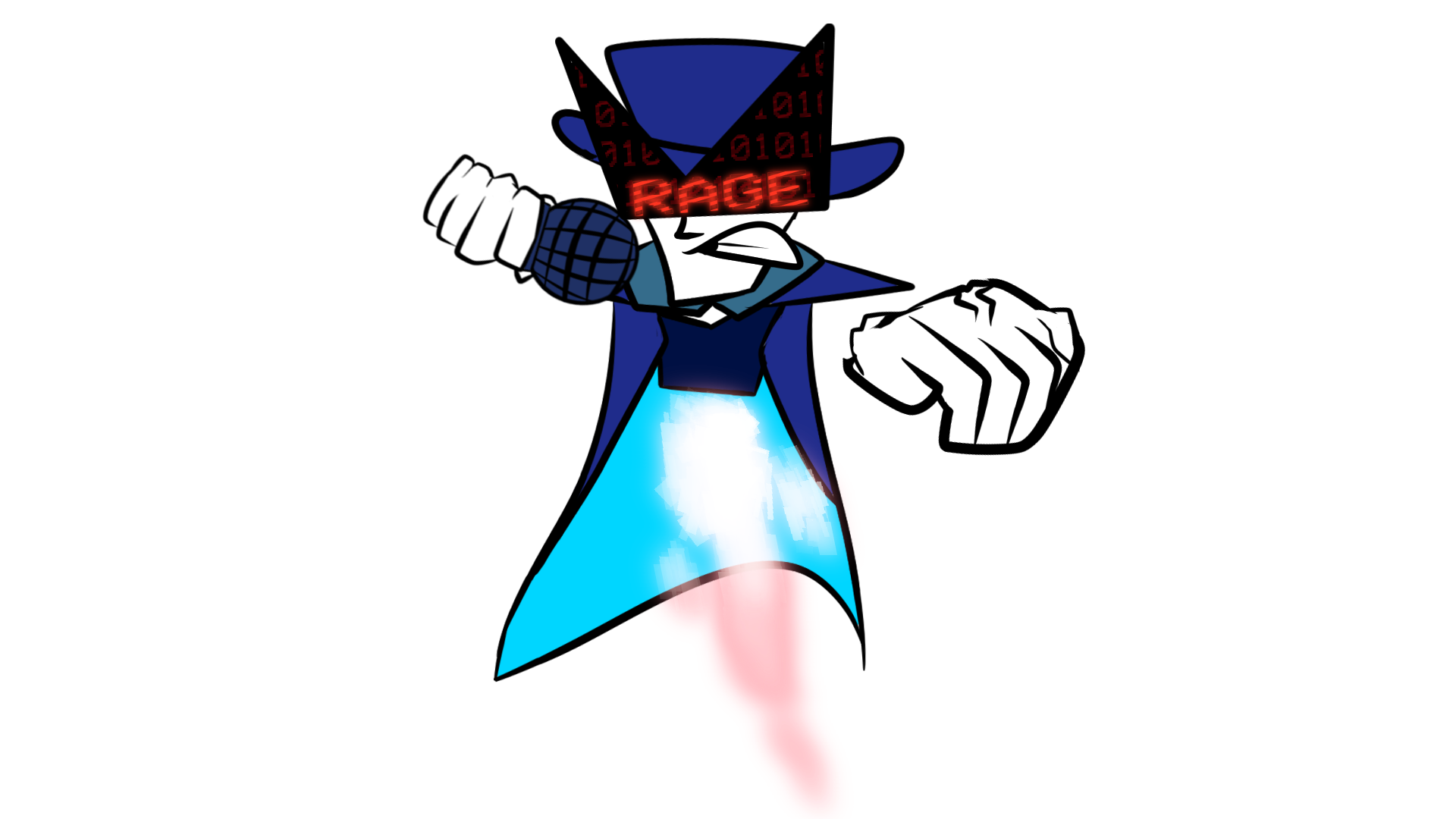 host idle alternate angry pose