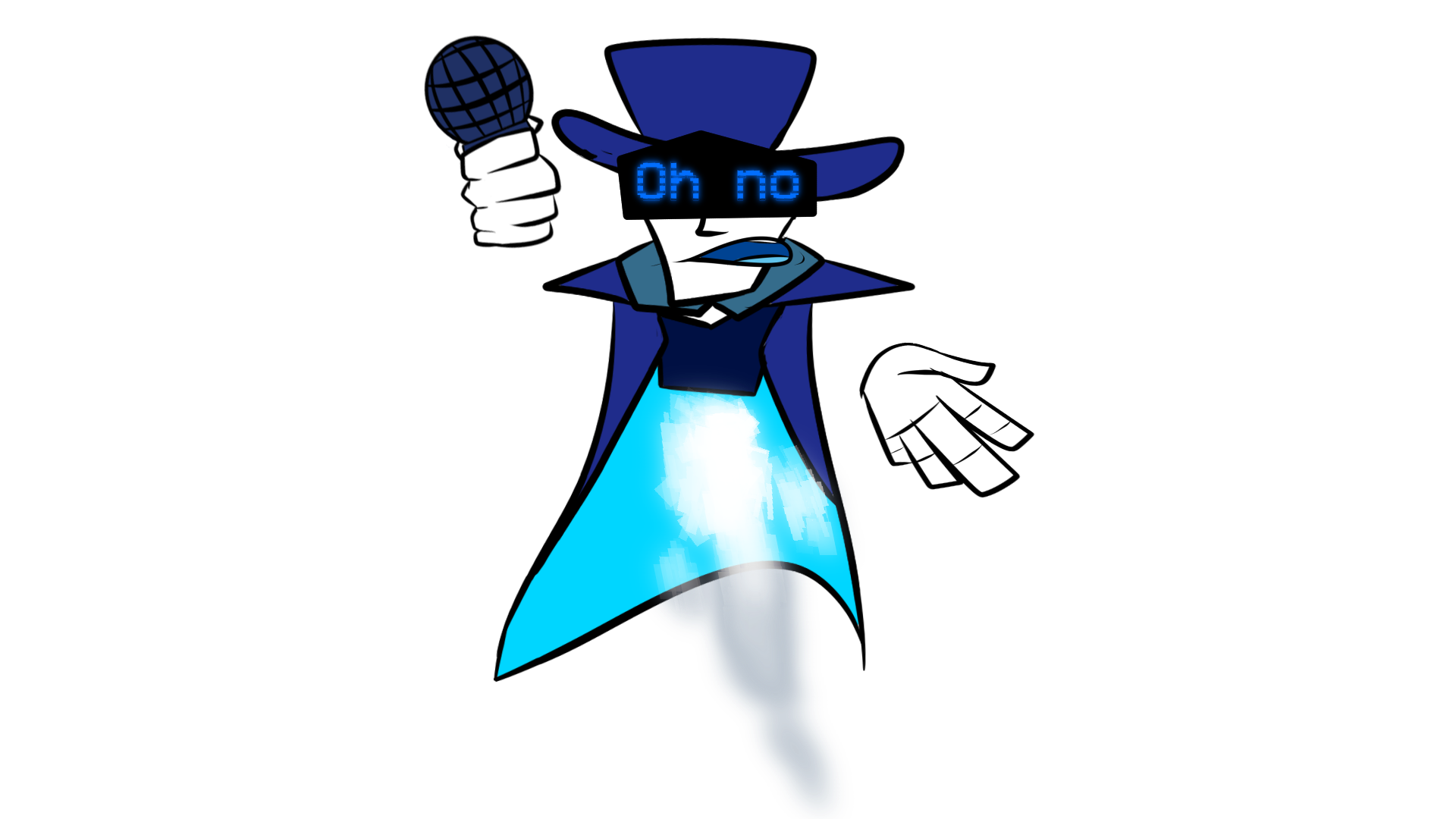 host idle alternate sad pose