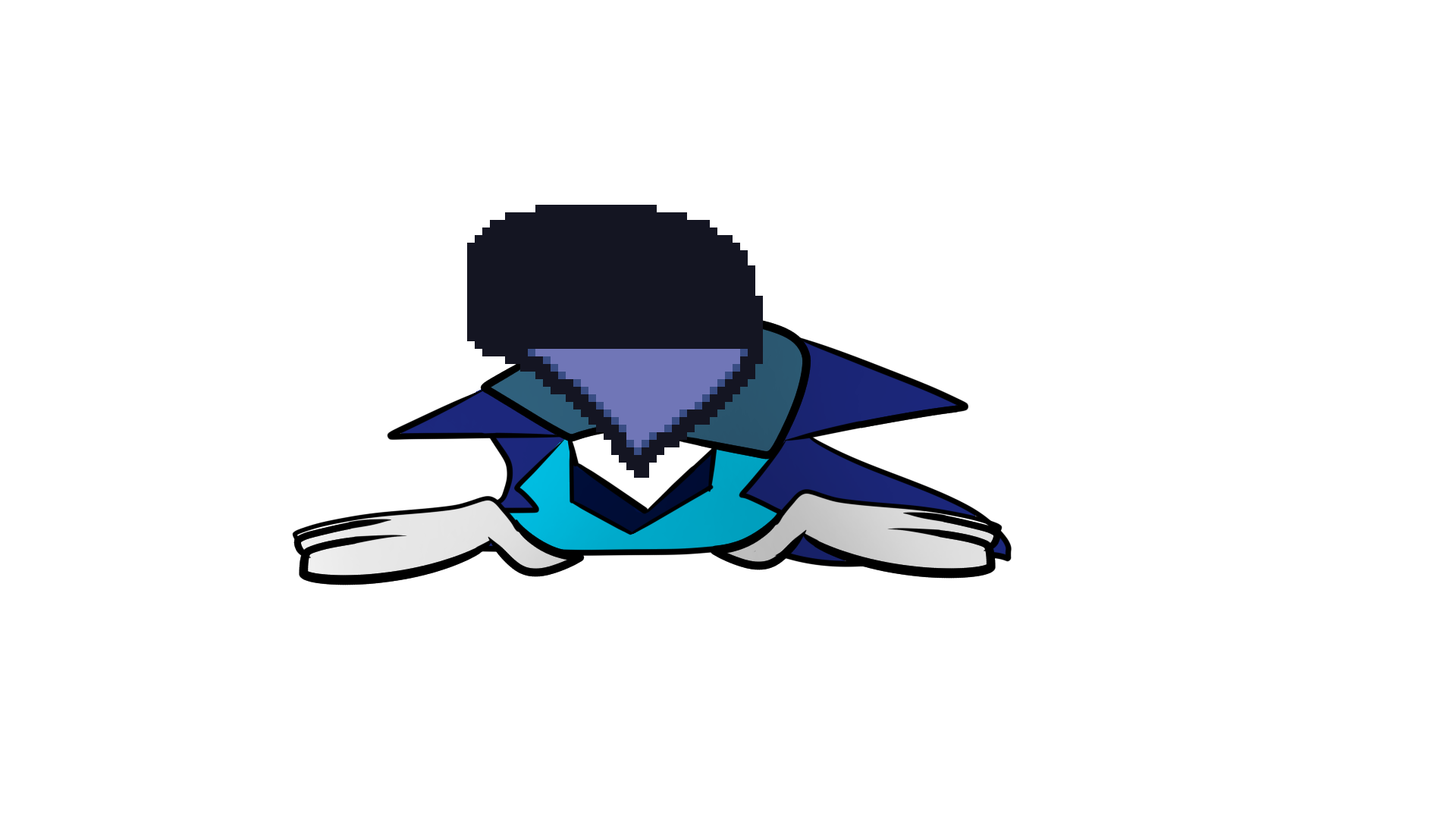 host unmasked and angrily defeated