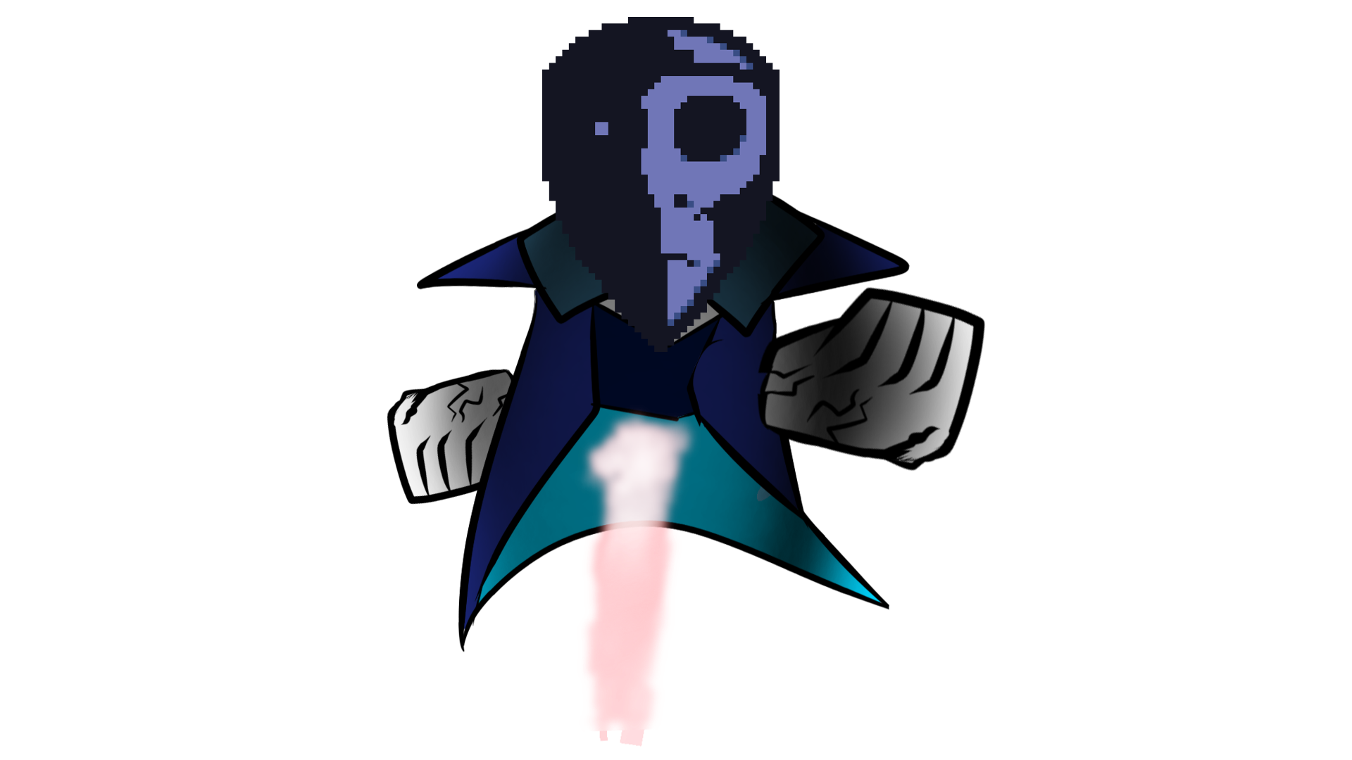 host unmasked in fury