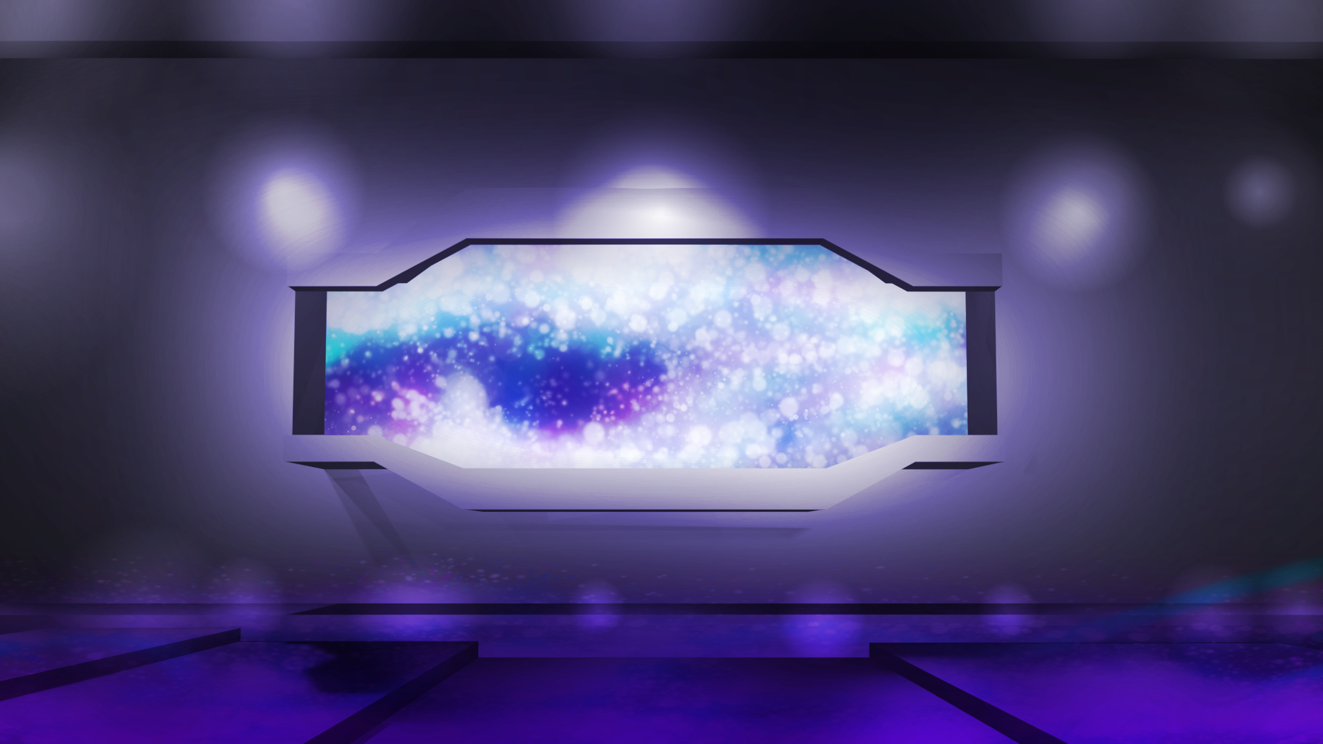 Background artwork of the shuttle