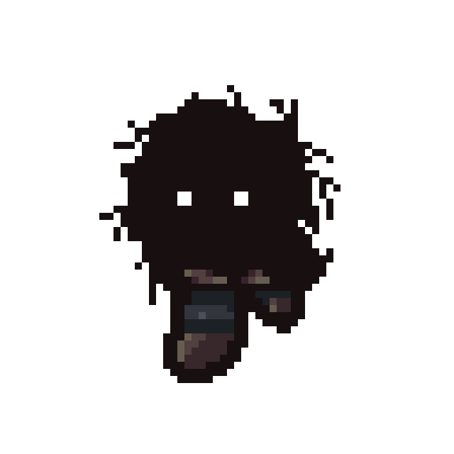 Small enemy character walking animation